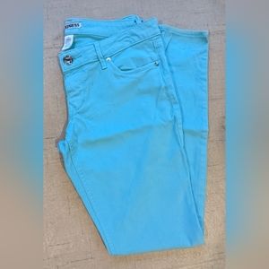 Women's Express Jeans/Pants. Size 8. Gently Worn. Aqua.
